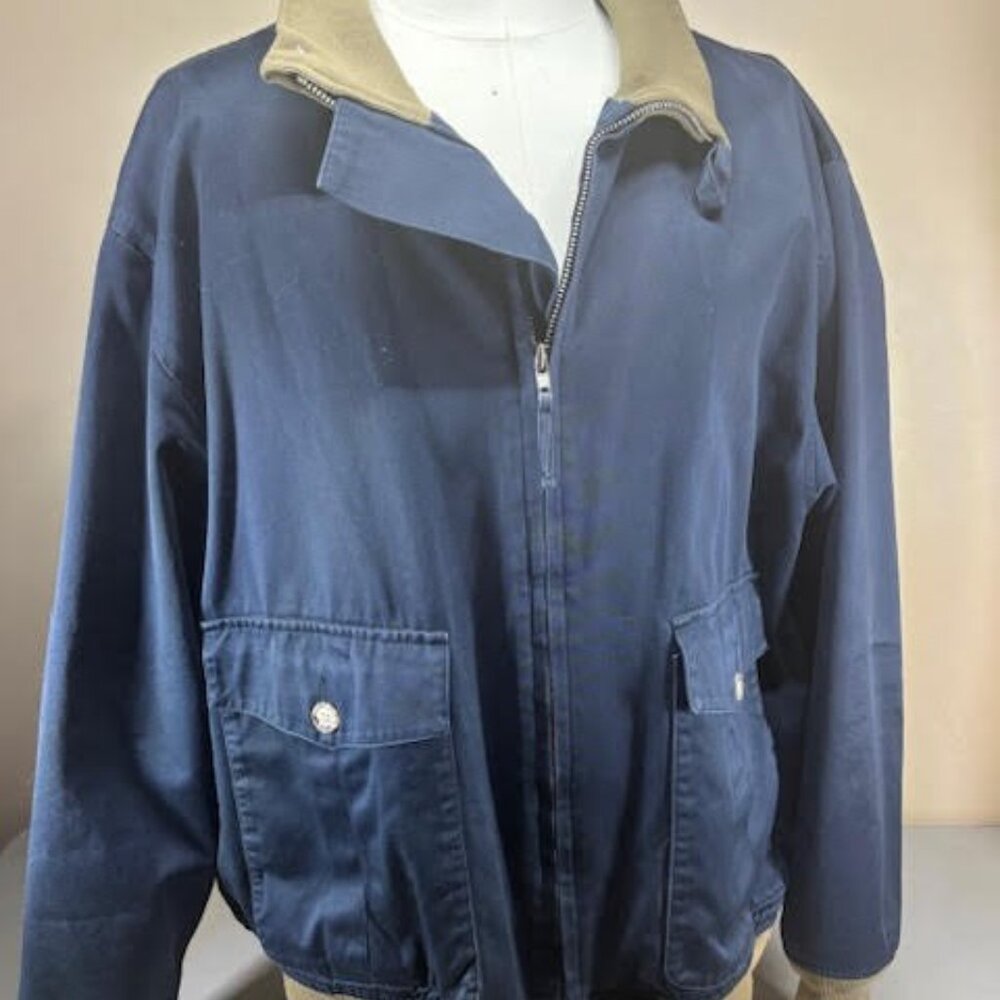 Willis & Geiger Bomber Jacket Blue Men's XL